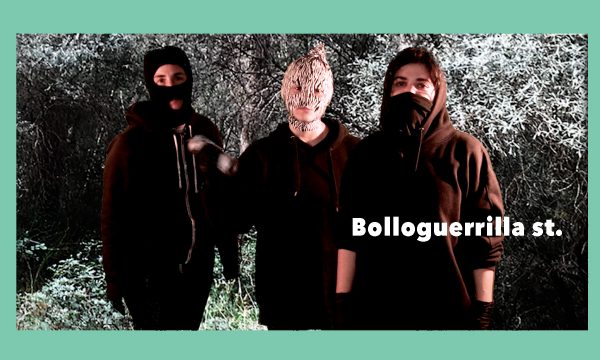 El colectivo de arte urbano Bolloguerrilla st