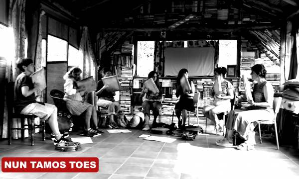 01 Nun Tamos Toes ensayando en La Castañal, Bimenes, Asturias 01 Nun Tamos Toes ensayando en La Castañal, Bimenes, Asturias